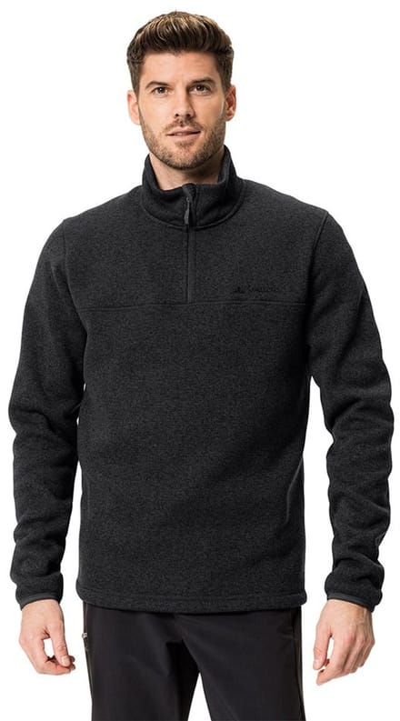 Vaude Rienza Iii Fleece Met Halve Rits Zwart L Man