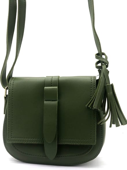 Tas Dames - PU Kunstleer - 19,5x17x6 cm - Groen