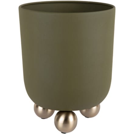 Present Time bloempot estilo medium luxury green