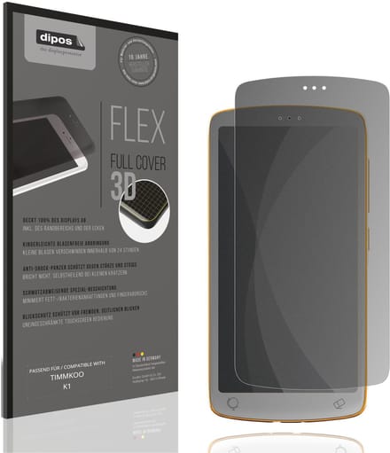 dipos FLEX – Matte Privacy Screenprotector geschikt voor TIMMKOO K1 | Volledige Schermbescherming | Case-Friendly