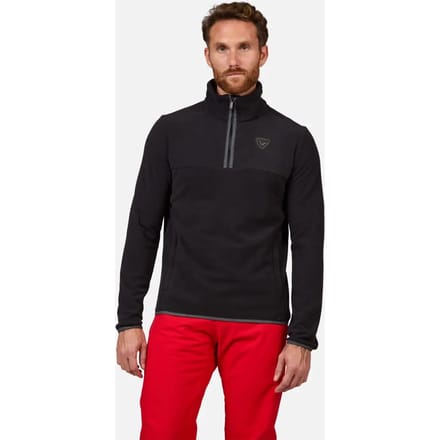 Rossignol Strawpile Fleece Met Halve Rits Zwart XL Man