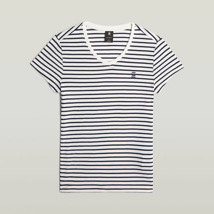 G-Star - Stripe eyben slim v t 2.0 wmn - Dames - Tops