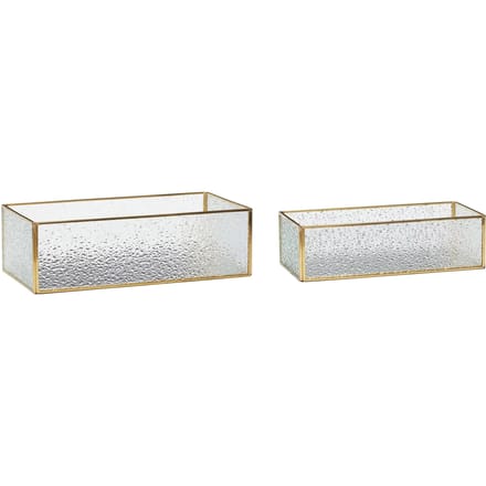 Weergaveboxen Hubsch Interior Ripple (x2)