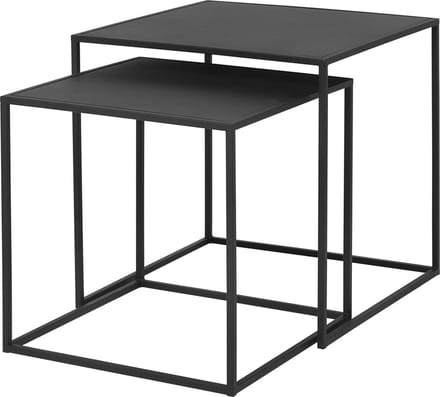 Blomus FERA Bijzettafels - Set van 2 - Zwart