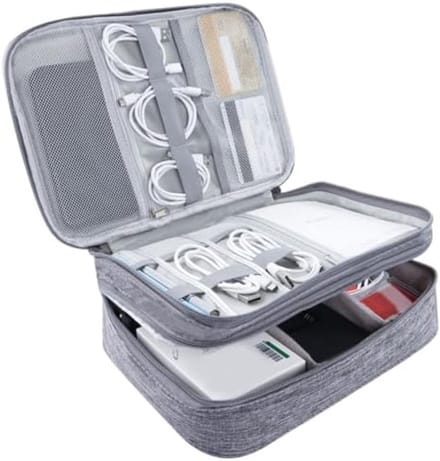 Compacte Reisorganizer voor Elektronica - Waterdichte Opbergtas
