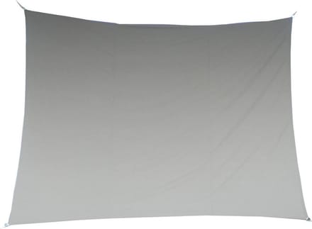 Premium kwaliteit schaduwdoek/zonnescherm Shae rechthoekig beige - 3 x 4 meter - Terras/tuin zonwering