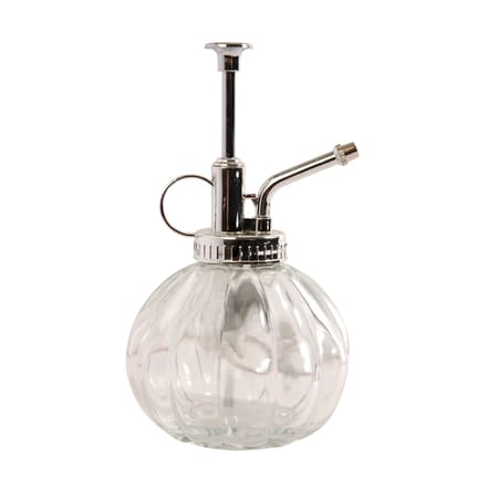 Esschert Design plantenspuit/vernevelaar - helder glas/zilver - 15.5 cm