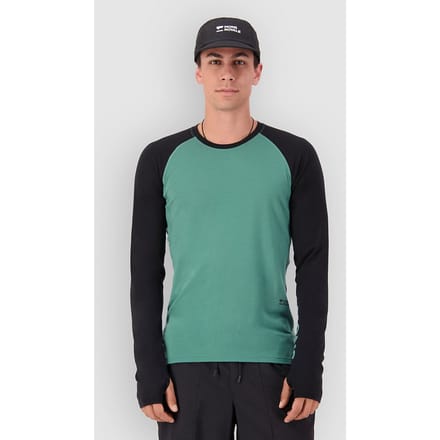 Mons Royale Temple Merino Long Sleeve Thermo Shirt blauw