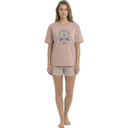 Dames Zomer Korte Mouwen Katoenen Pyjama's KL40000