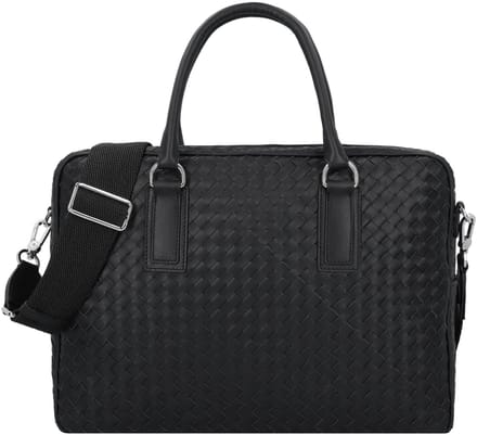 abro Lotus Handtas Leer 39 cm - Dames - black-nickel