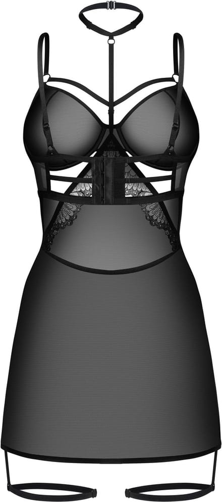 Obsessive - Arrowel Babydoll - Zwart