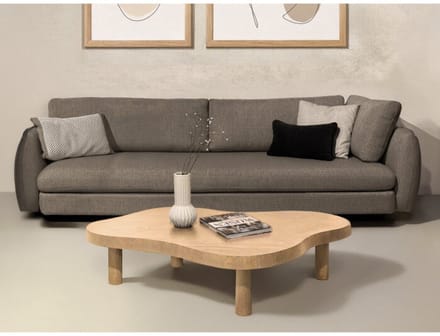 Salontafel Tobago organisch 135 cm - Naturel