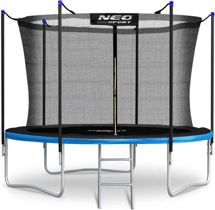 8ft/252cm tuintrampoline met binnennet en Neo-Sport ladder