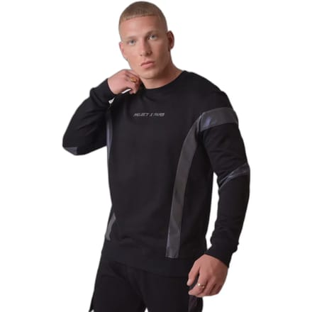 Sweatshirt met ronde hals en reflecterende inzetstukken Project X Paris