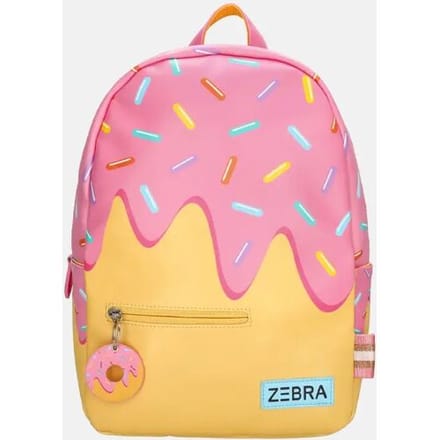 Zebra Trends Limited Edition - Roos Rugzak - Schooltas - Rugtas - Donut - Meisjes - Multi