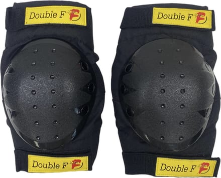 Double F Kniebeschermers Zwart Maat S