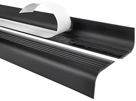Zelfklevend PVC Traprandprofiel 52x40mm - Zwart - 150cm