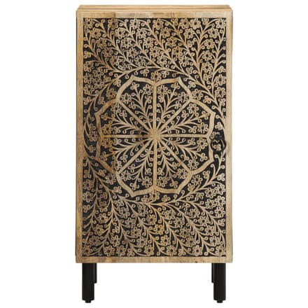 vidaXL - Bijzetkast - 40x33x75 - cm - massief - mangohout