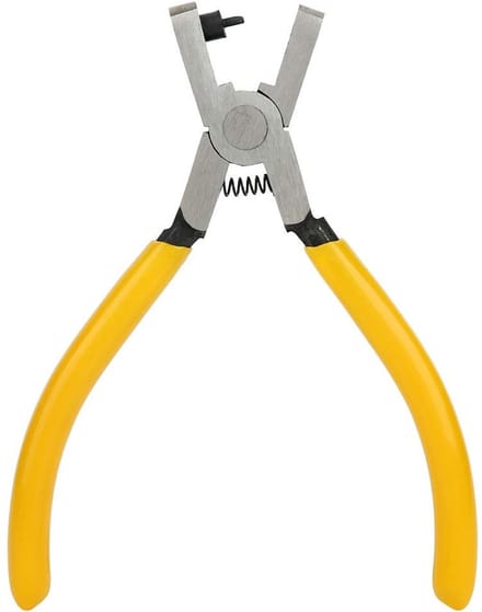 Allecto - Gatentang - Handmatige perforator - Geel - Leerbewerking