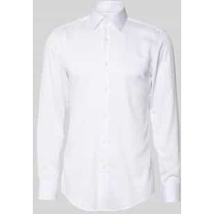 slim fit zakelijk overhemd van puur katoen model 'H-HANK KENT-C1'