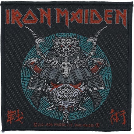 Iron Maiden Senjutsu Samurai Eddie Unisex Patch - meerkleurig - Standard