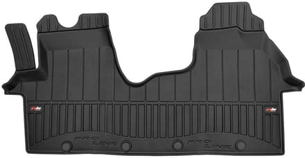 FROGUM 3D Gummimatte Einteilig – Passend für Opel Vivaro B (2014-2019) – Hohe 6 cm Kanten – TPE – Geruchlos & Schwarz
