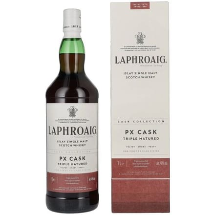Laphroaig PX Cask Triple Matured Islay Single Malt Scotch Whisky 48% Vol. 1l in geschenkverpakking