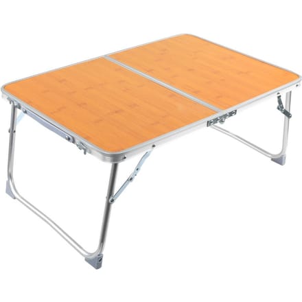 Draagbare klaptafel Buiten opvouwbare kleine campingtafel voor kamperen Picknickstrand Bamboo Pattern orange