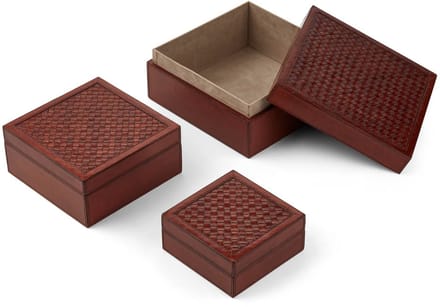 Sheepskin House - Geweven doosset - Set van 3