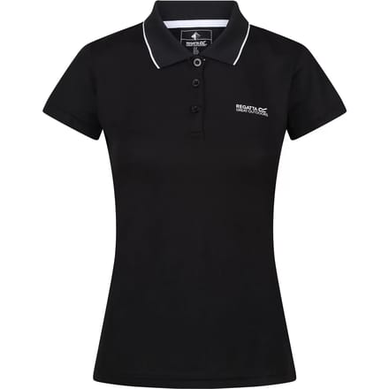 Dames Maverick V Polo met logo en V-vormige uiteinden