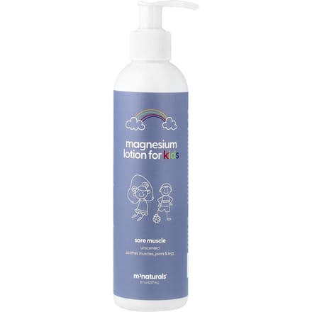 M3, Voetspier, Magnesiumlotion voor Kinderen, Geurloos, 8 fl oz (237 ml) gray