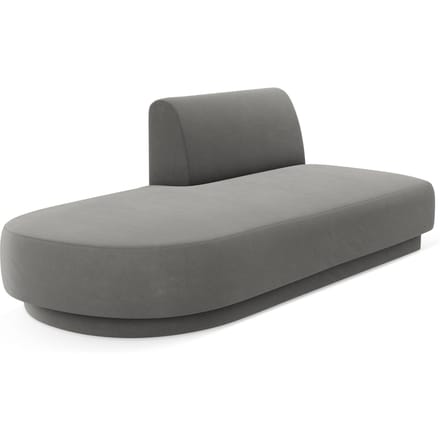 2-zits modulair zitelement Miley open linkerkant velvet | Micadoni Limited Edition