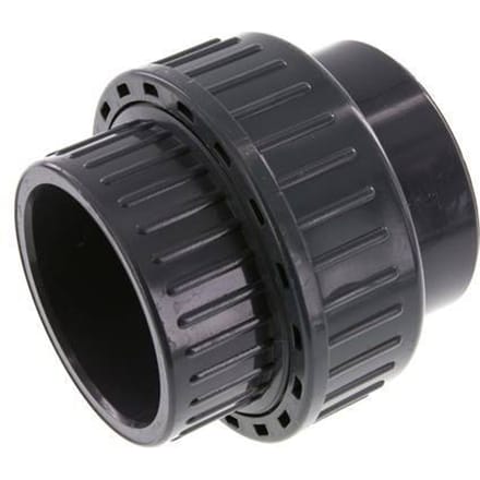 PVC Rechte Lijmmof 75x120mm EPDM