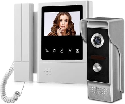 Video Intercom Systeem met 4.3 Inch Scherm en Waterdichte Buitencamera