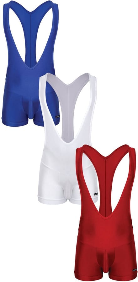 SUKREW Singlet Multipack 1x Sapphire + 1x White Shimmer + 1x Liberty Red - MAAT XL