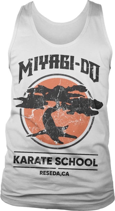 Cobra Kai Miyagi-Do Karate School Tank Top White-2XL