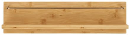 Wall Plank - Bamboo Shelf - Natural Brown Organizer - Eco -vriendelijk ontwerp - 45 cm x 10 cm x 12 cm