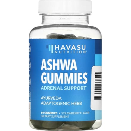 Havasu Nutrition, gommes d'Ashwa, fraise, 60 gommes