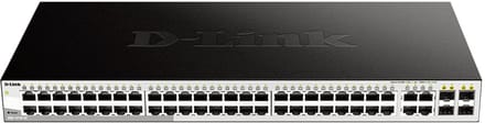 D-Link Switch - 52 Poorten - Managed - Gigabit Smart+ incl. 4 SFP Poorten