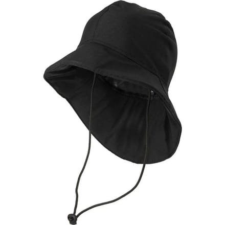 AGU Urban Outdoor - Regenhoed - Waterdichte hoed - Winddicht en ademend - Unisex - Met nekkoord - Verlengd achterstuk - Zwart - S/M