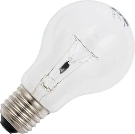 Schiefer E27 Gloeilamp | 25W 2700K 150lm 80V | Dimbaar