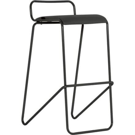 Barkruk Hoog serie 126 Sledeframe Zwart- Antraciet