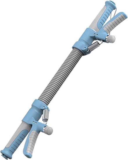 Arm Trainer - Onderarm Trainer - Krachttraining Thuis - Verstelbare Weerstand - 52 cm - Grijs Geel