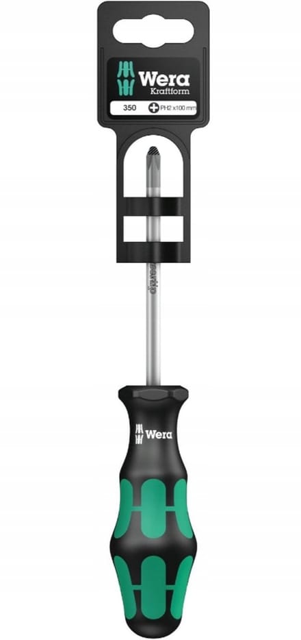 Wera schroevendraaier - phillips - ph2 x 100mm