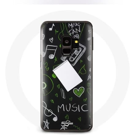 Coque pour Samsung Galaxy S9 plus Music clé de sol