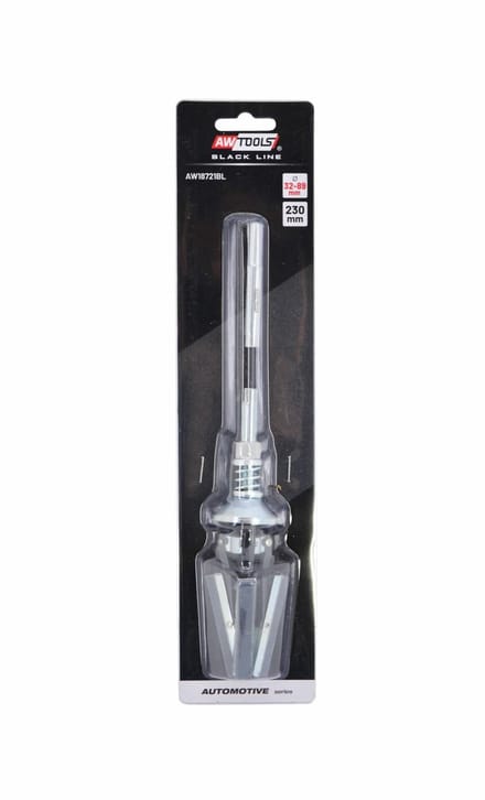 Awtools AW18721BL Black Line - Honwnica voor Cilinders - 32-89mm Bereik - 3 Verwisselbare Slijpstenen