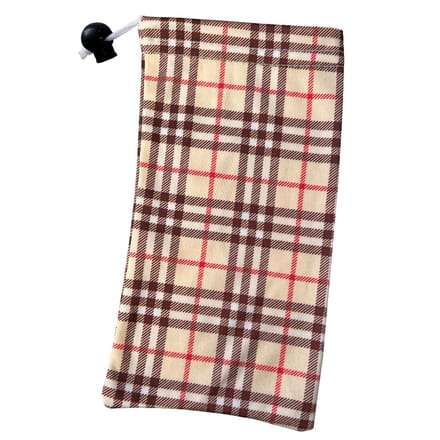 Fako Bijoux® - Microvezel Brillenhoes - Blokken Print - 18x9cm