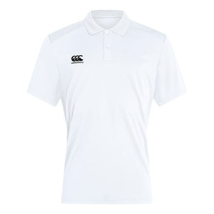 Canterbury Heren Club Dry Poloshirt (Wit)