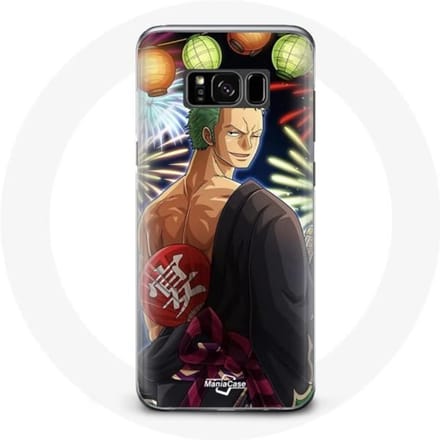 Coque - maniacase - Samsung Galaxy S8 - One Piece Joyeux Noël - Protection - Souple noir