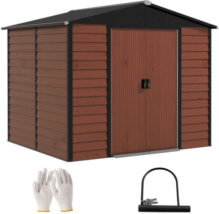 Fietsberging - Fietsenhok - Stalling - Tuinschuur - Huis - Overdekt - Fiets - Teak - Scooter - Fiets